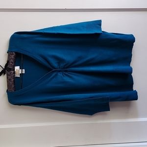 Talbots Petite Blue Top 1X